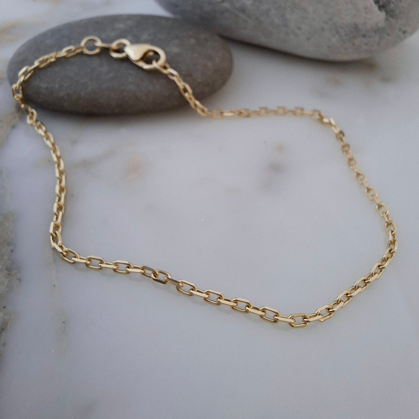 9ct Gold Diamond Cut Bracelet