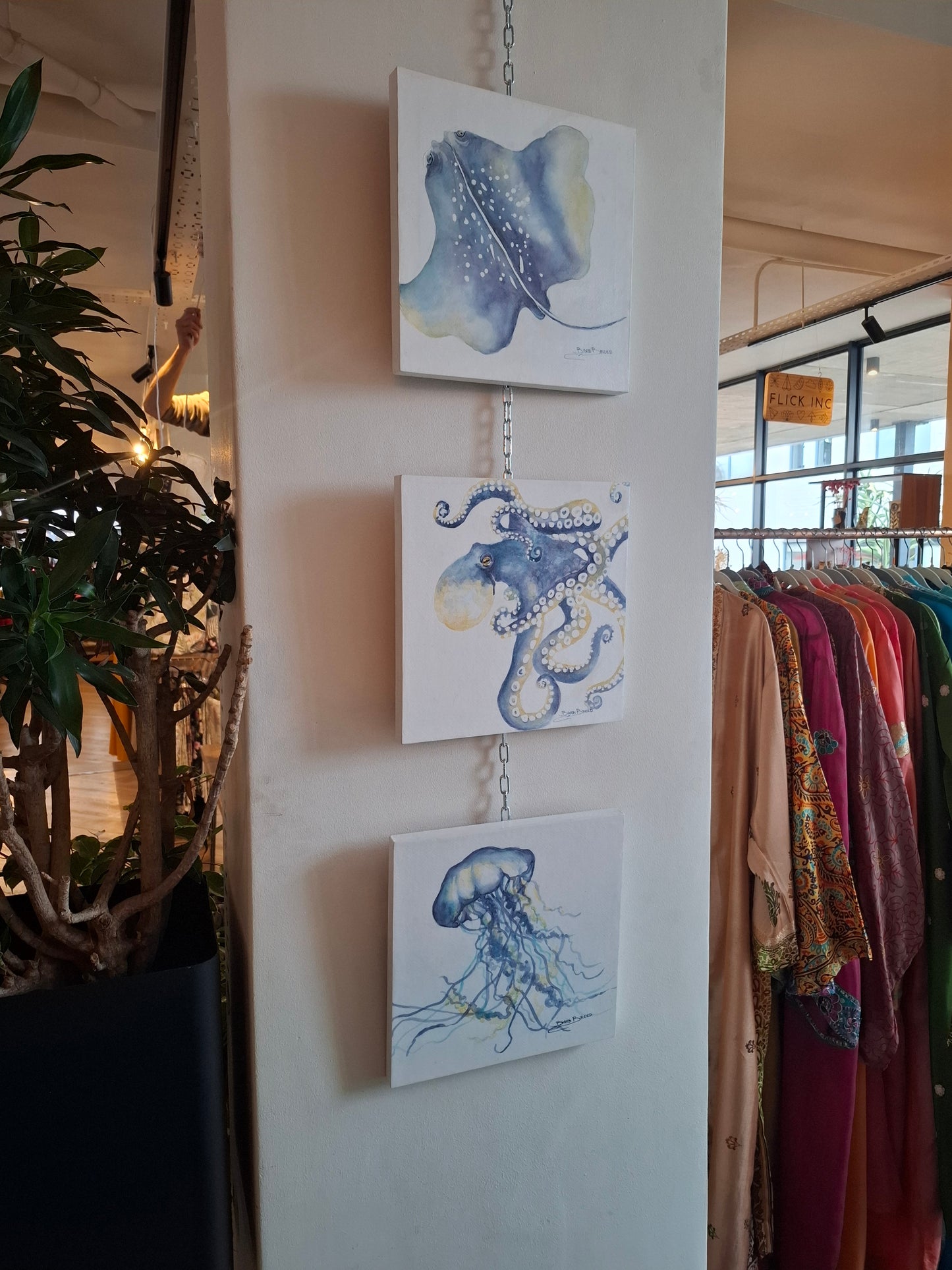 FLOATING - Original Jellyfish Watercolour Artwork