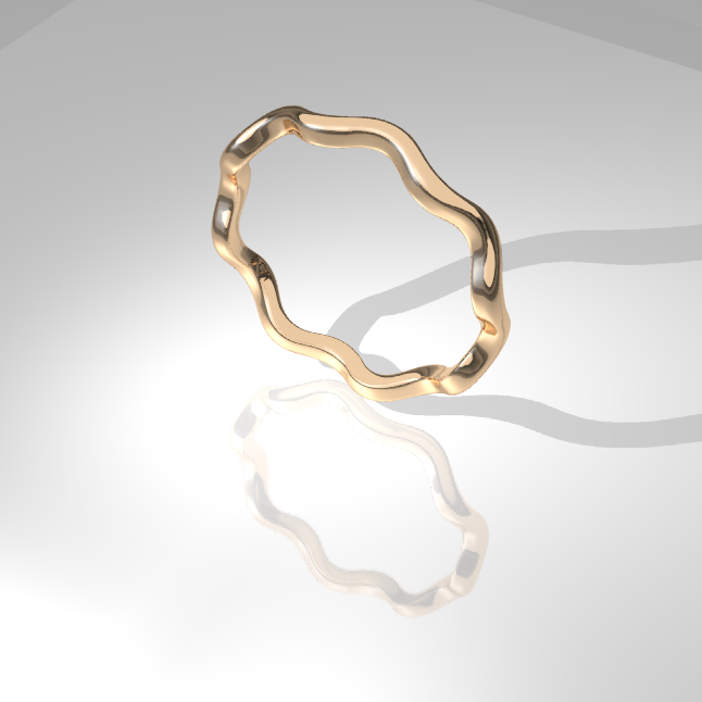 Fine Squiggly Band