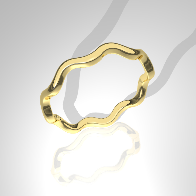 Fine Squiggly Band