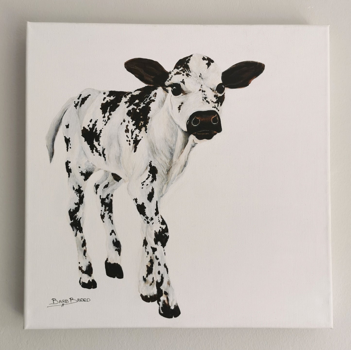 Milk - Original Acrylic Calf Painting & Prints