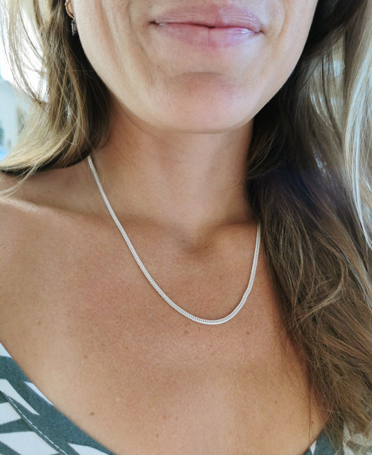 Silver Foxtail Chain