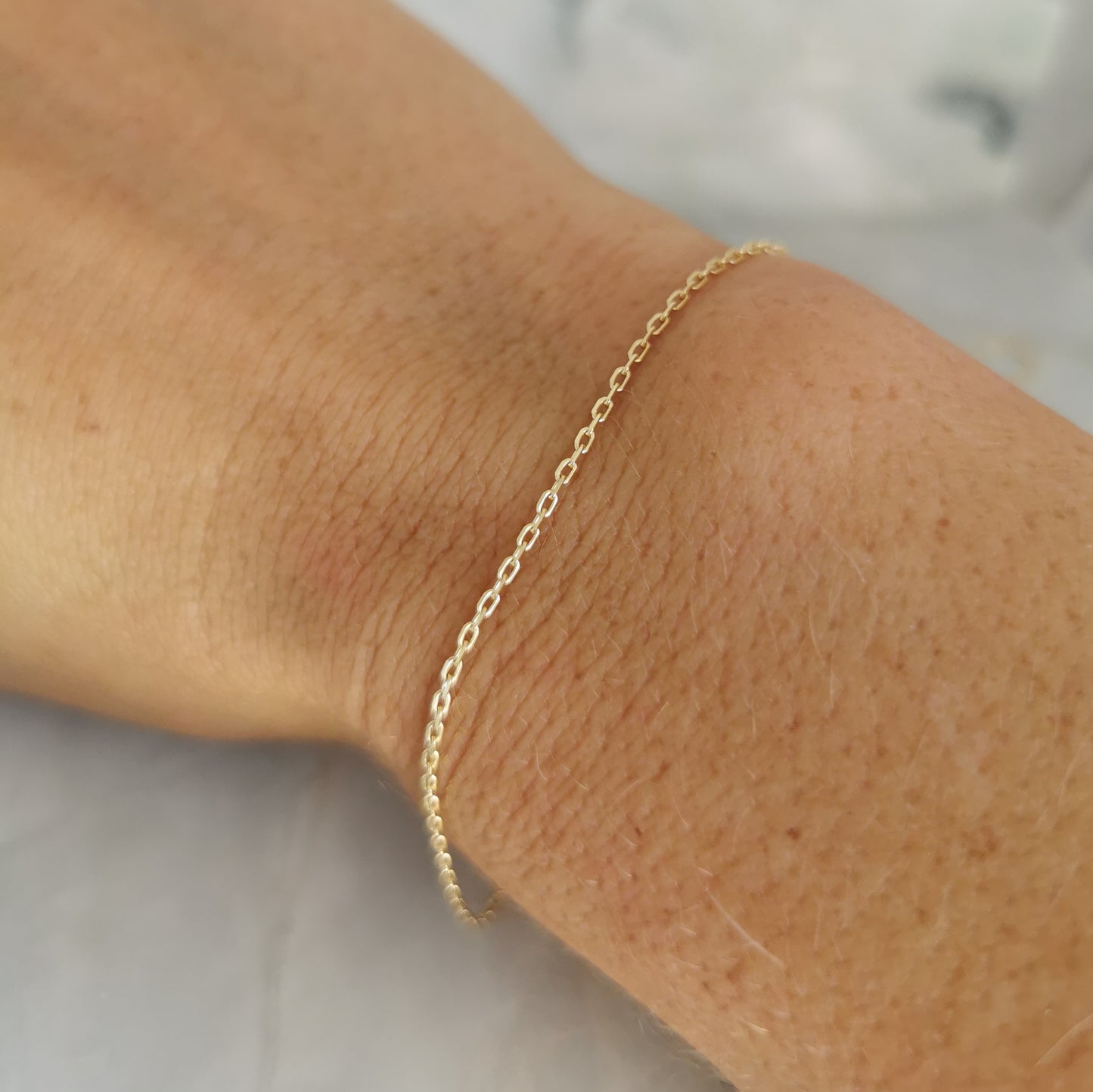 9ct Gold Diamond Cut Bracelet