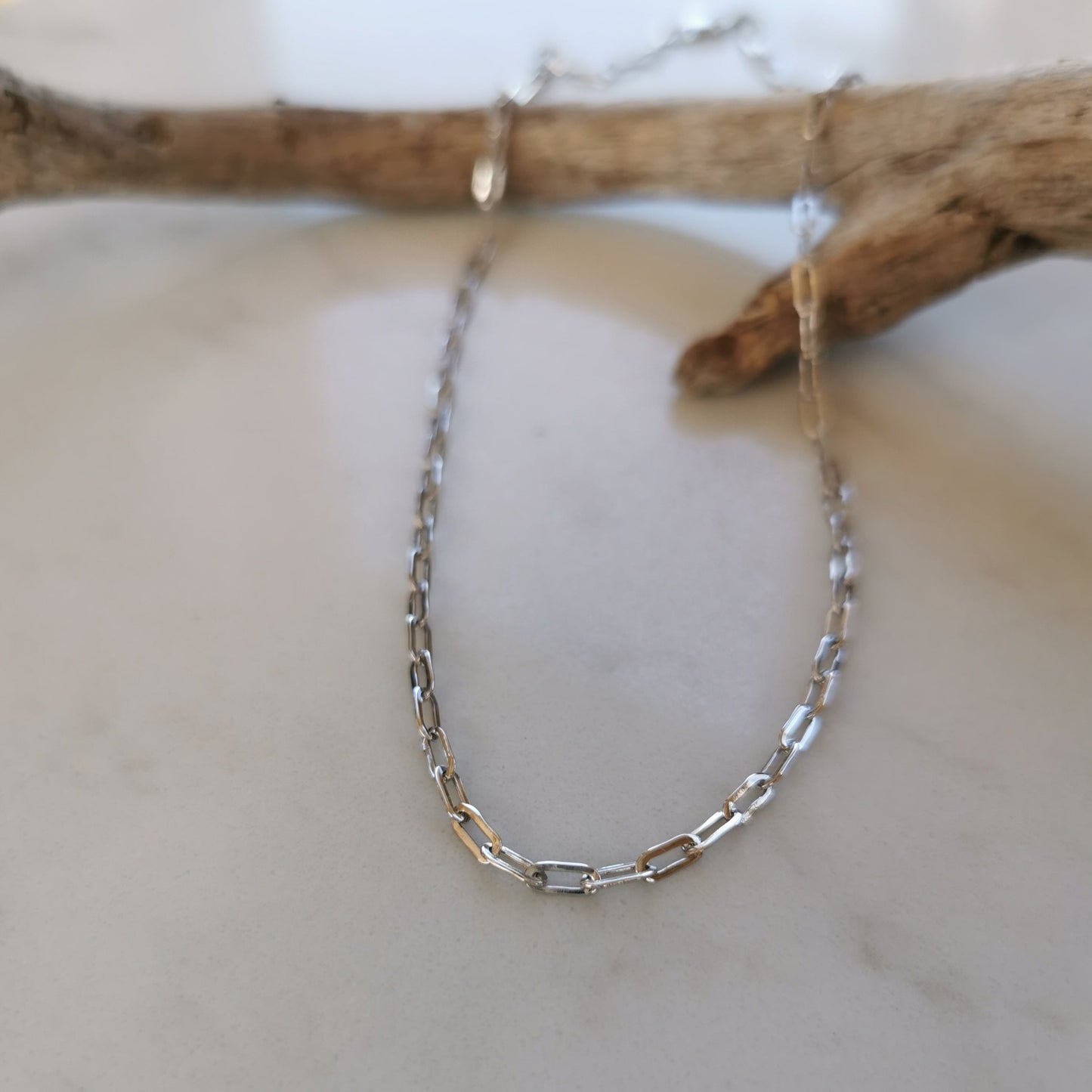9ct Gold Paperclip Chain