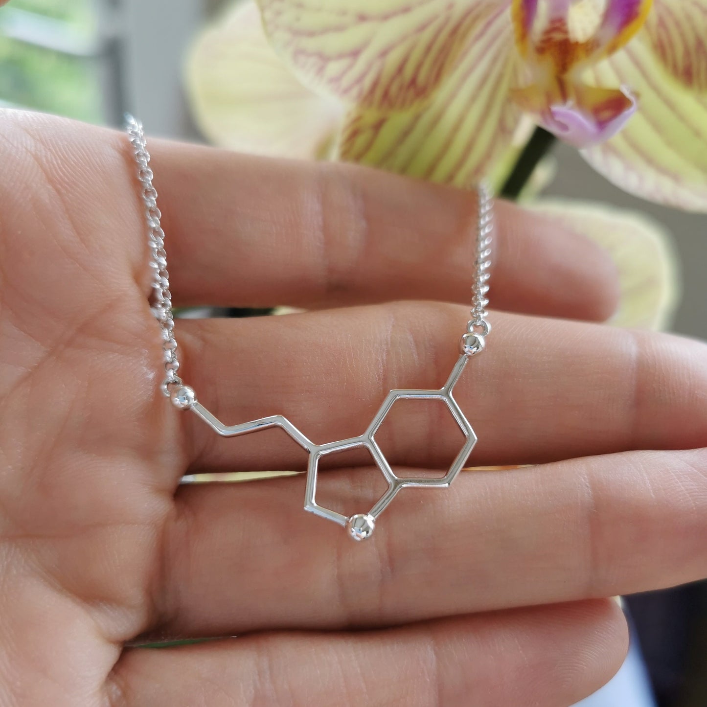 Sterling Silver Serotonin Necklace