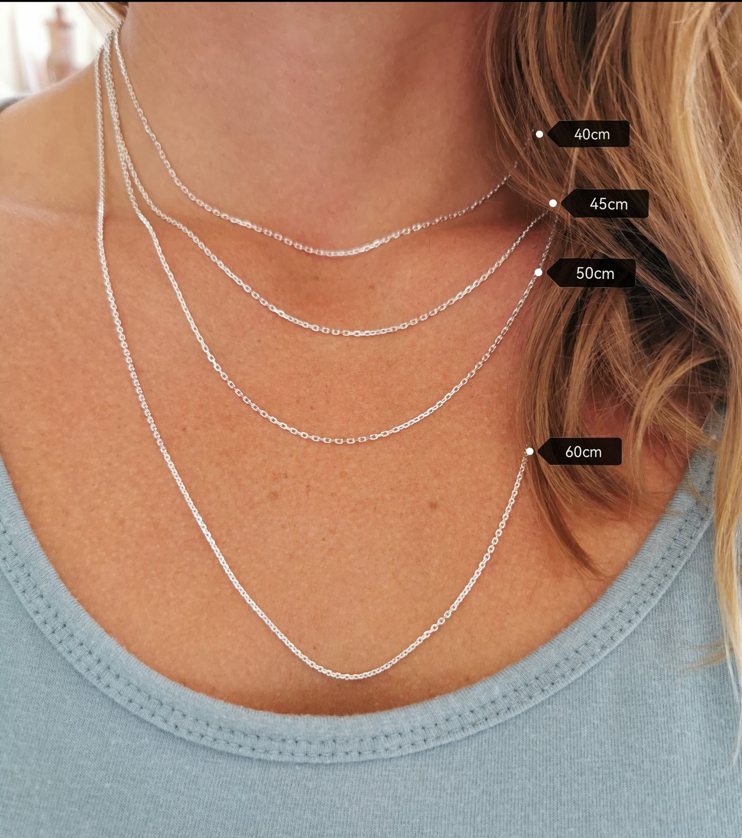 Fine 9ct Gold Diamond Cut Chain