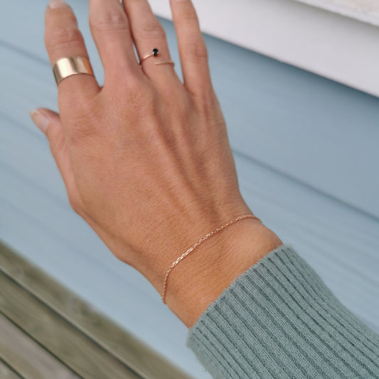 9ct Gold Diamond Cut Bracelet