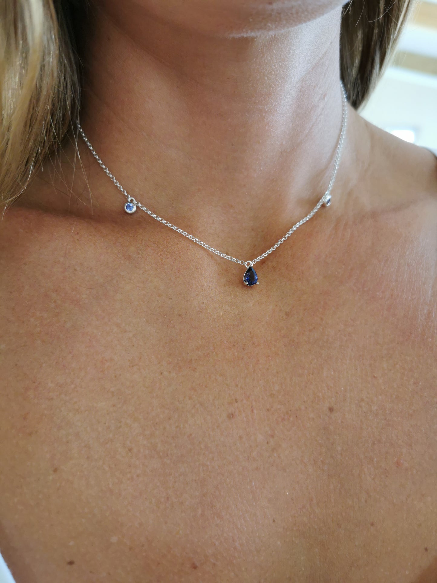 Delicate Iolite Necklace