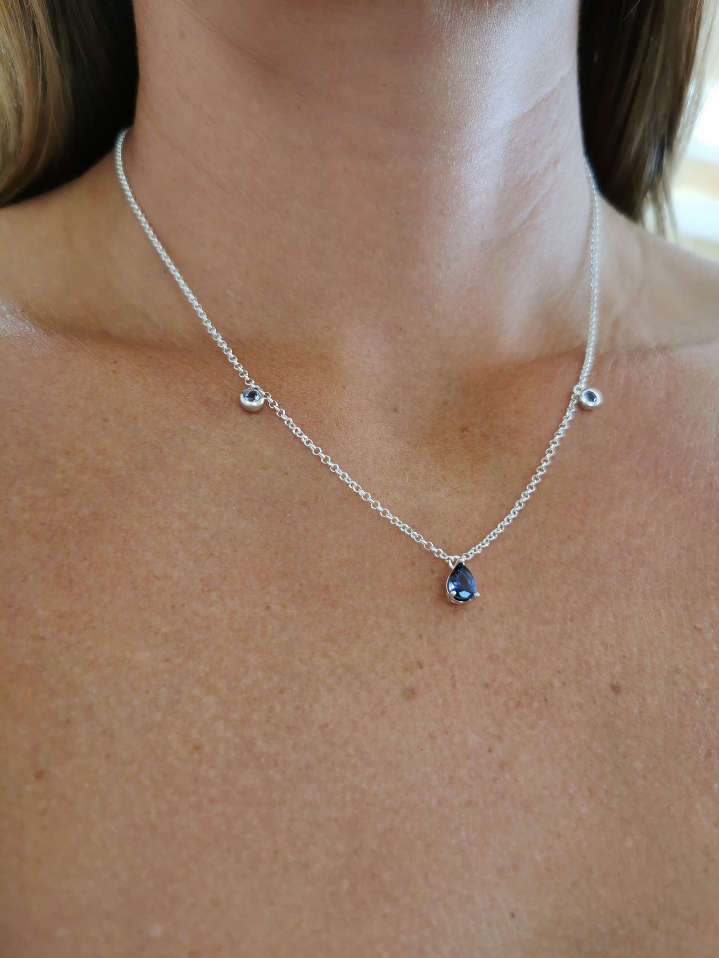 Delicate Iolite Necklace
