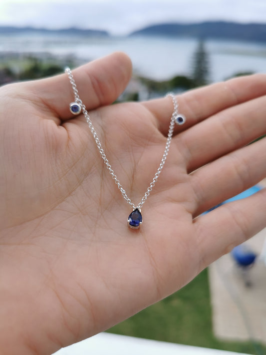 Delicate Iolite Necklace