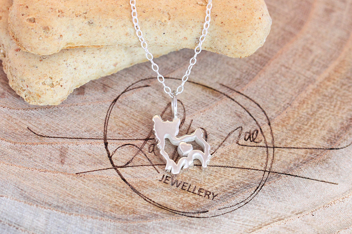 Prancing Yorkie Necklace