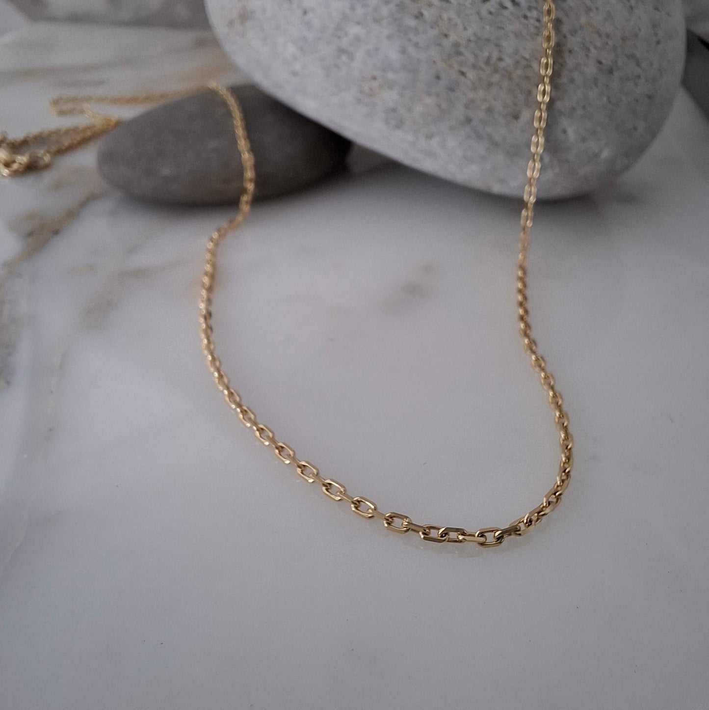 9ct Gold Diamond Cut Chain