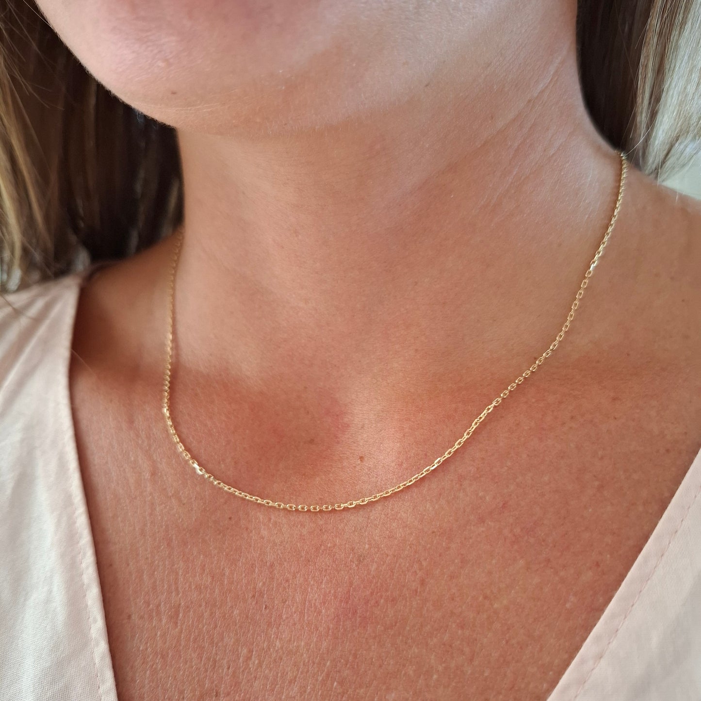 9ct Gold Diamond Cut Chain