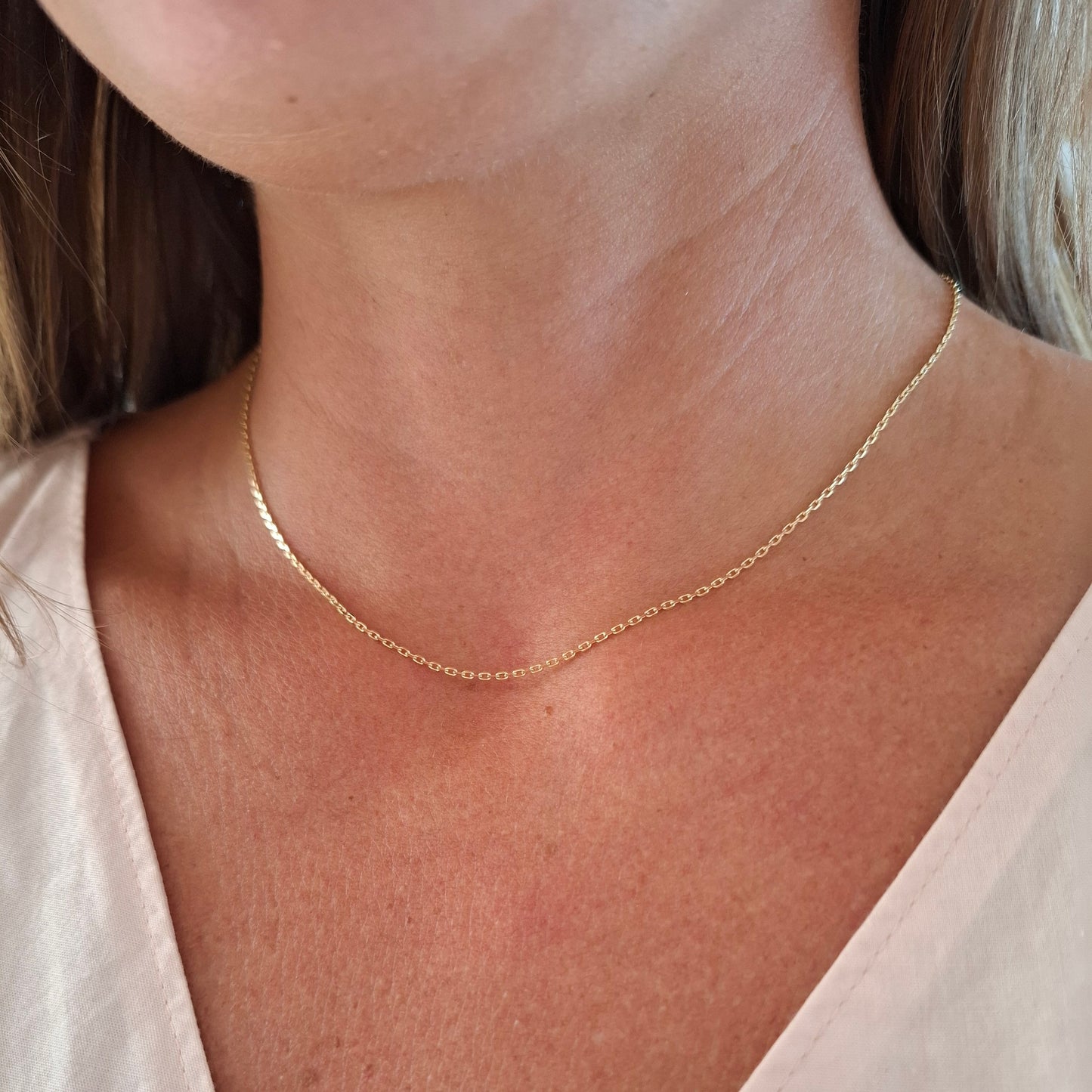 9ct Gold Diamond Cut Chain