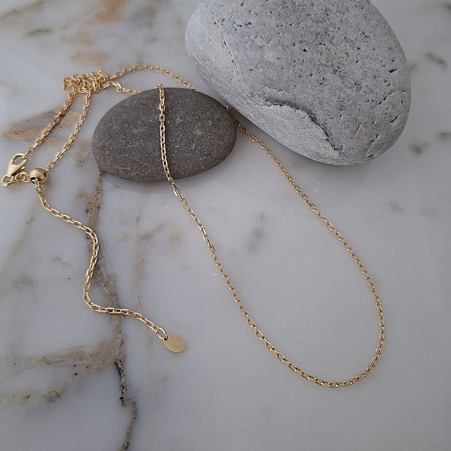 9ct Gold Diamond Cut Chain