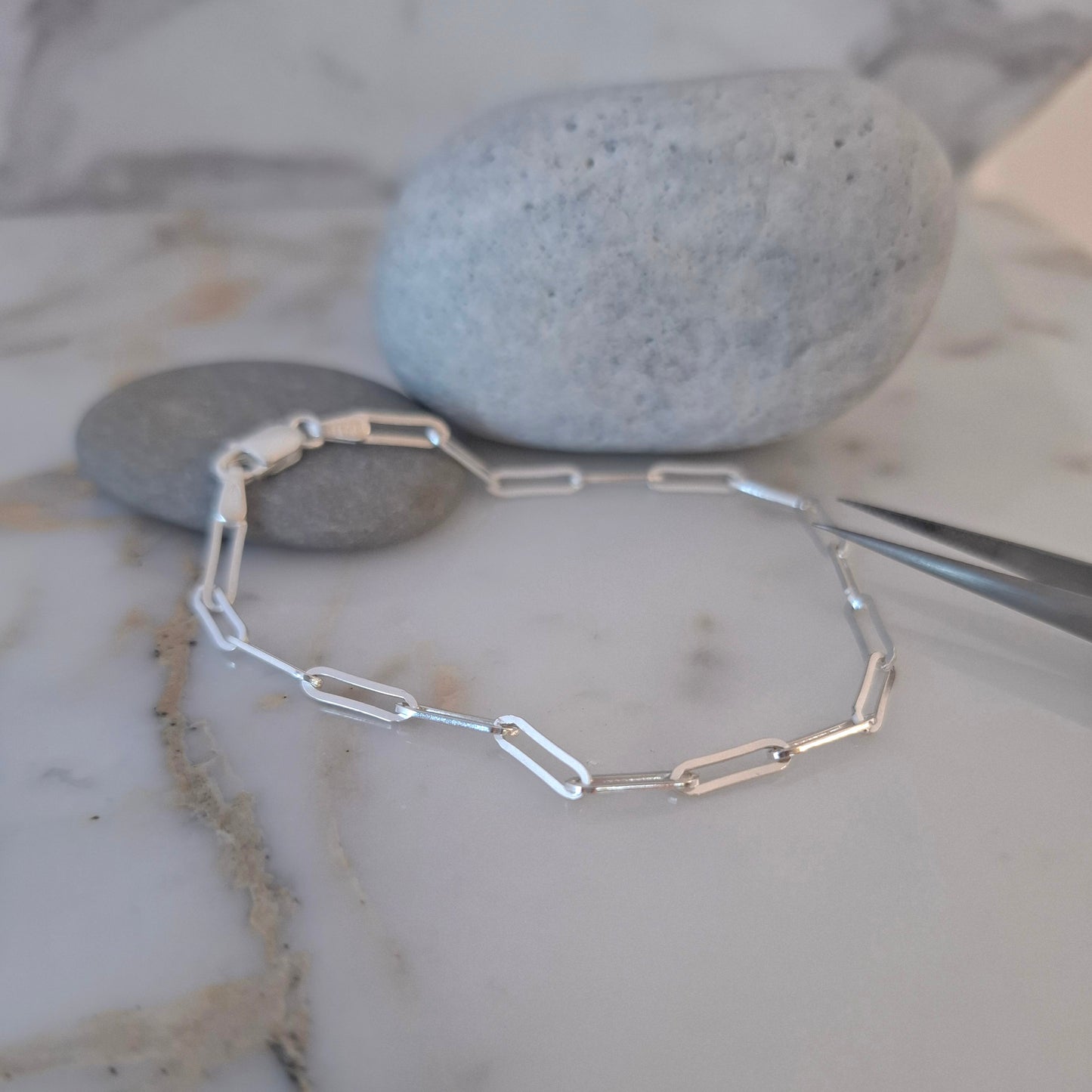 Bolder Silver Paperclip Necklace