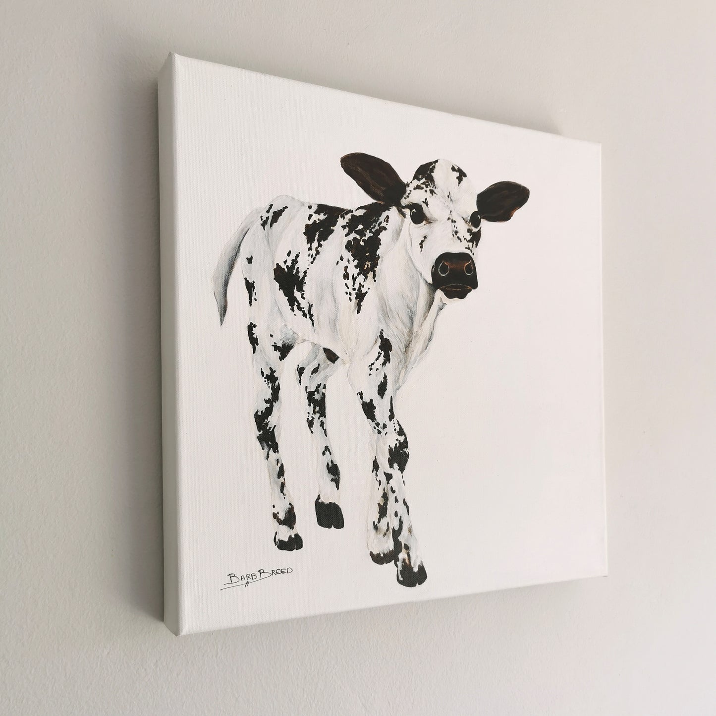 Milk - Original Acrylic Calf Painting