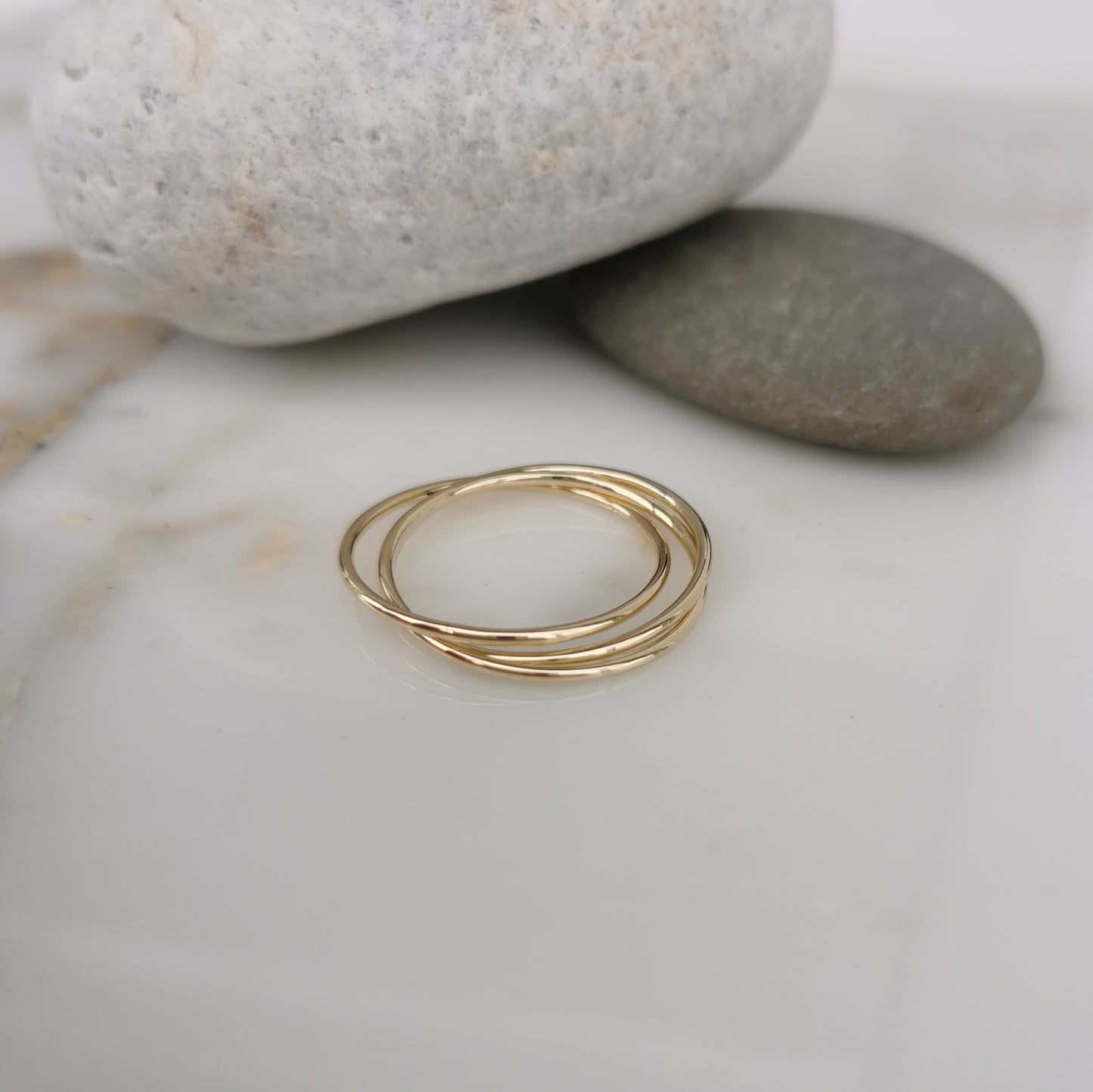 Dainty Gold Interlinked Ring