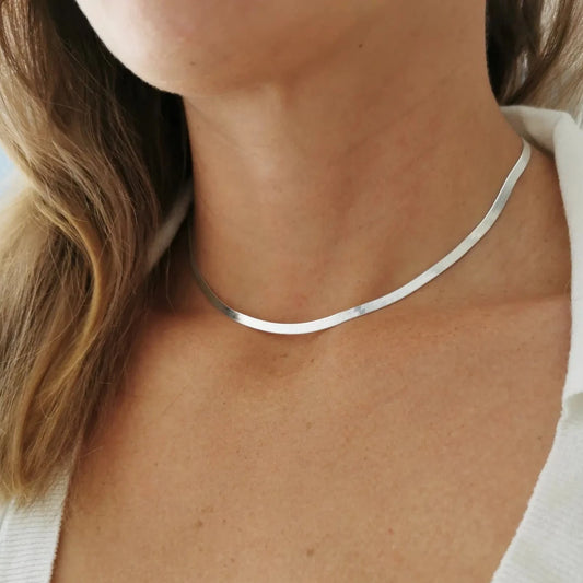 Silver Collar Necklace