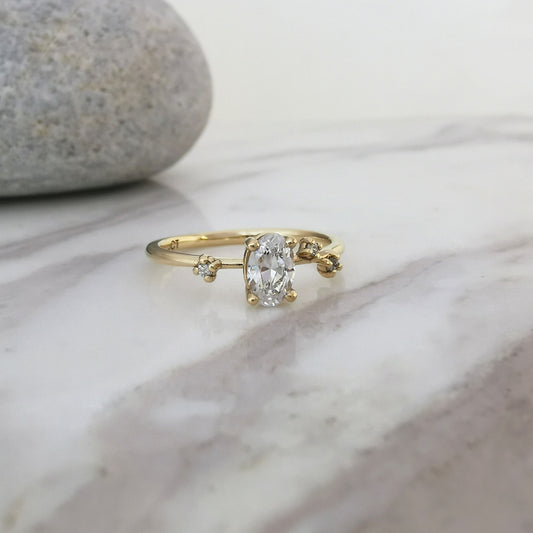 Oval Diamond Ring