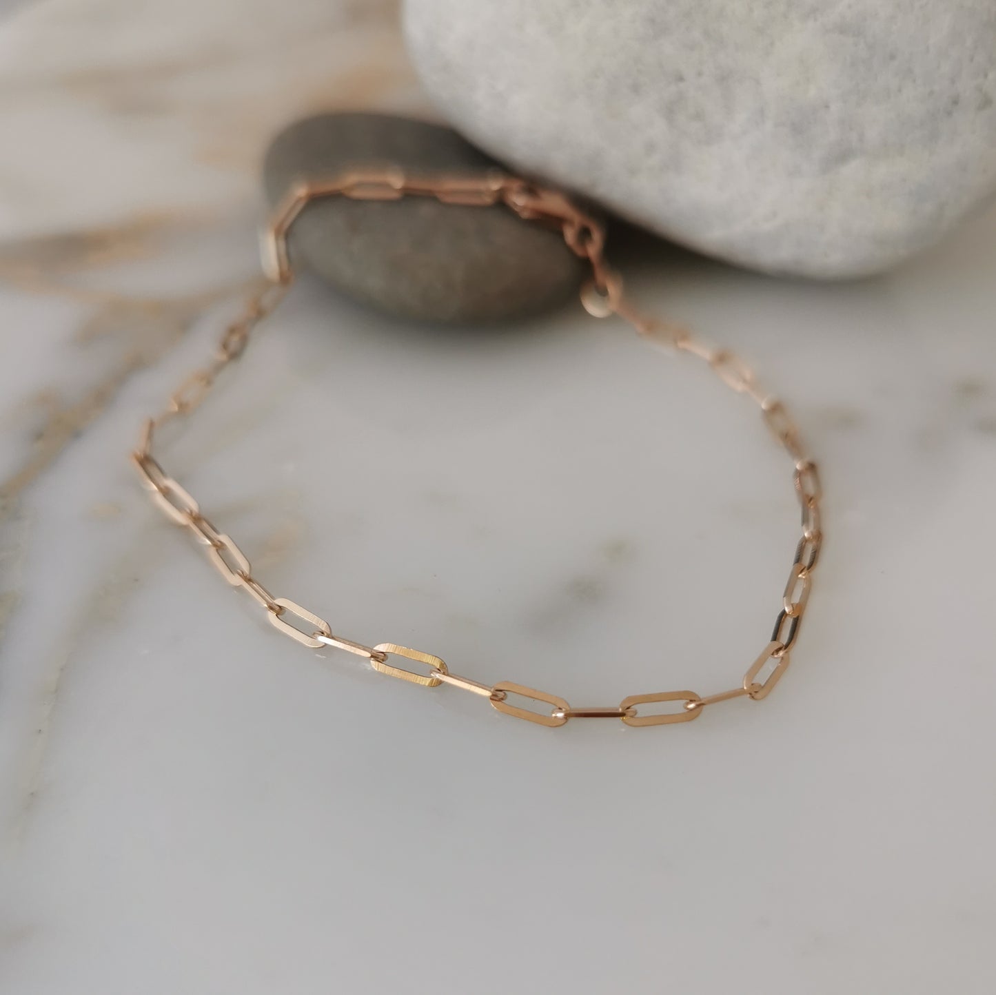 9ct Gold Paperclip Chain