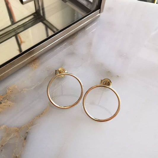 Open Circle Studs