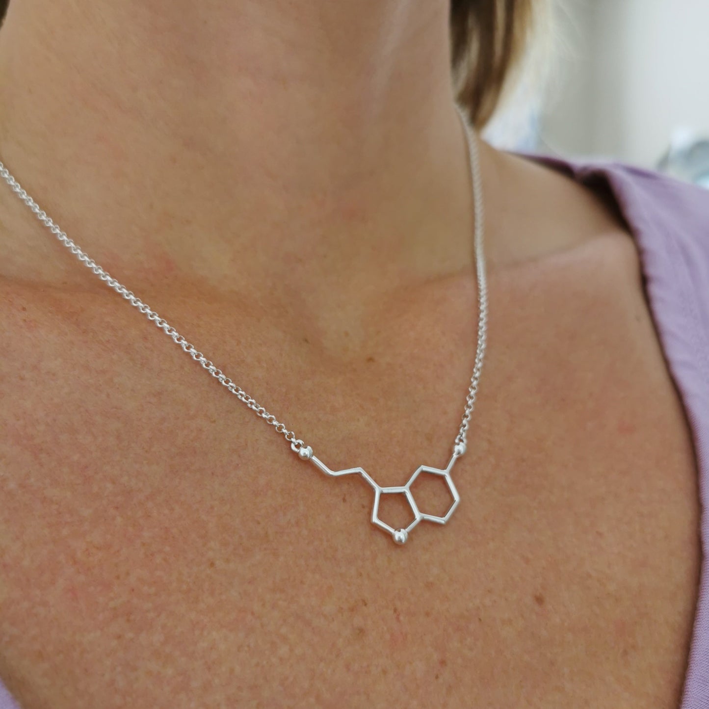 Sterling Silver Serotonin Necklace