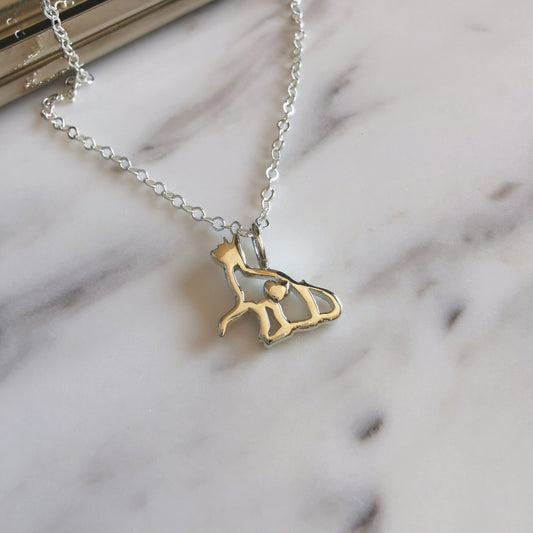Curious Kitty Cat Necklace